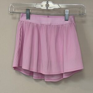 all in motion: Girls' Pink Pleated Active Skort, Size S (6/7)